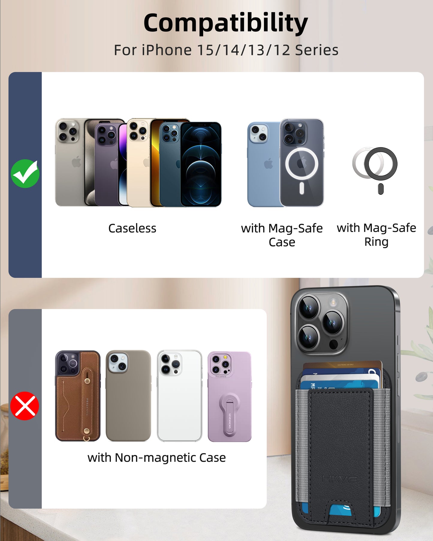 HiWe for MagSafe Wallet