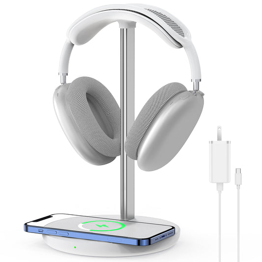 HIWE Headphone Stand with Wireless Charger
