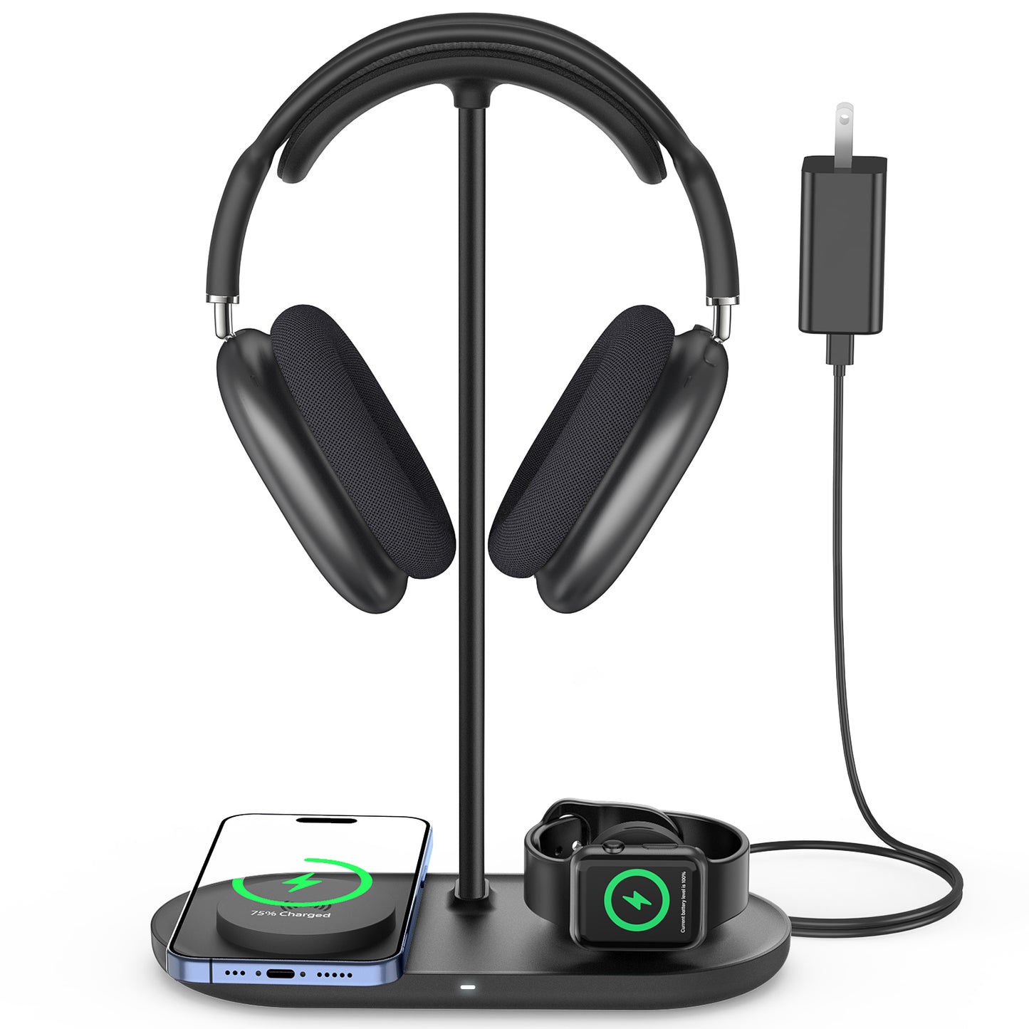 HiWe 3-in-1 Headphone Stand