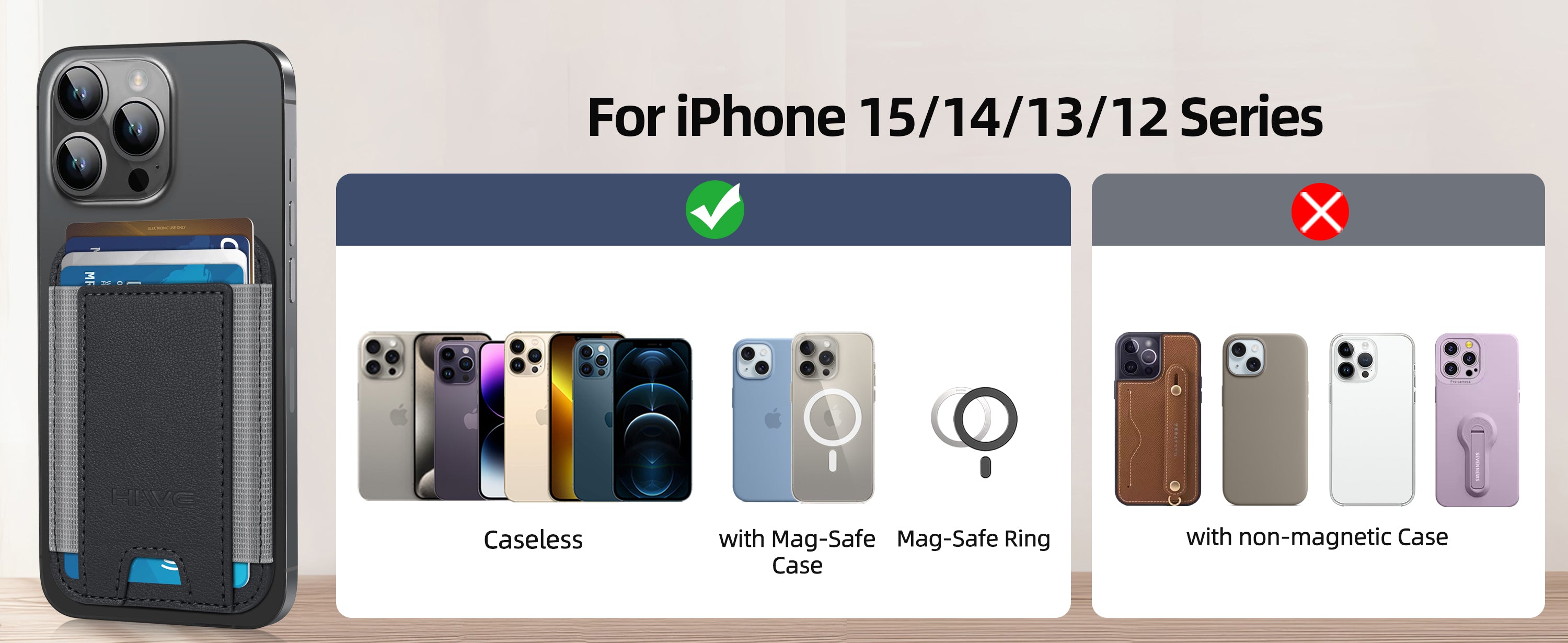 HiWe for MagSafe Wallet 2