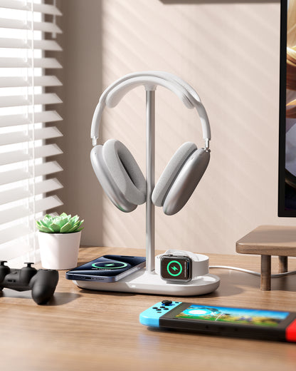 HiWe 3-in-1 Headphone Stand